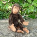 大変良い状態です☆ 16cm Steiff Jocko Baby Chimpanzee 推定1978-1979年頃　（ビンテージ）