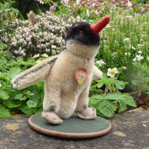 画像: 大変良い状態です☆ Steiff Peggy Penguin 14cm 推定 1960年代（ビンテージ）