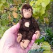 画像8: 大変良い状態です☆ 16cm Steiff Jocko Baby Chimpanzee 推定1960年代　（ビンテージ）