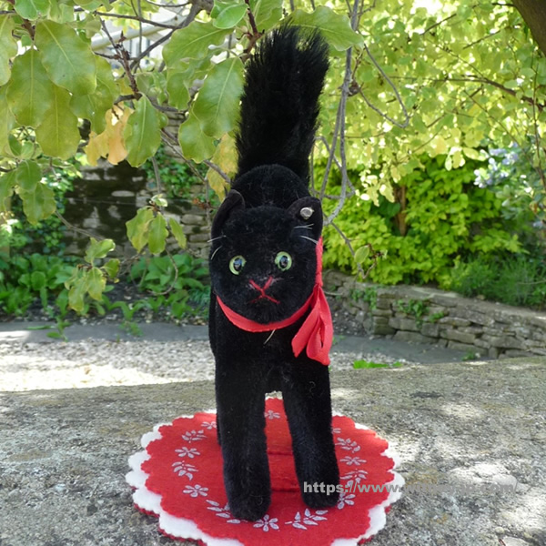 Black Tom Cat, circa 1960s teddy bears of witney