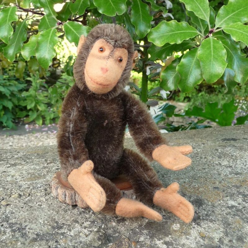 画像1: 大変良い状態です☆ 16cm Steiff Jocko Baby Chimpanzee 推定1978-1979年頃　（ビンテージ）