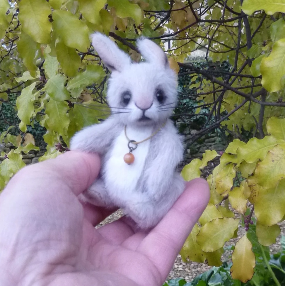 画像: 1点もの☆ Sinny Rabbit 9cm by Silvia Gilles （独）